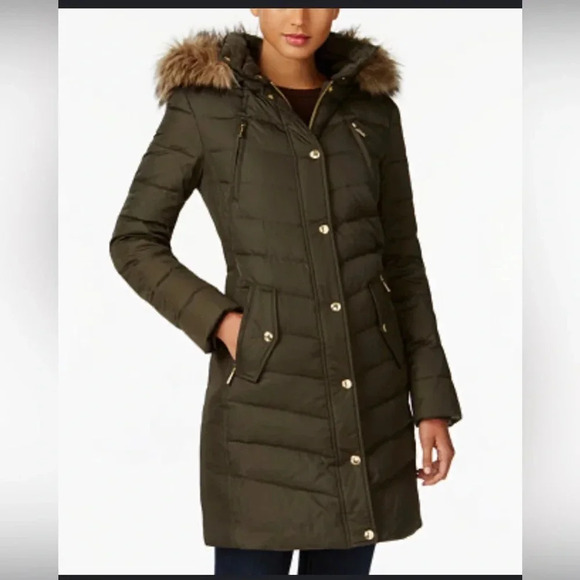 MICHAEL MICHAEL KORS
Faux-Fur-Trim Hooded Puffer Coat - Picture 1 of 5